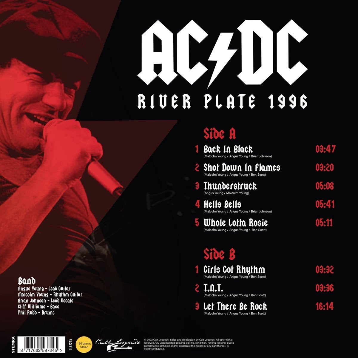 AC/DC - River Plate 1996 (12-Inch Album on 180g Vinyl)